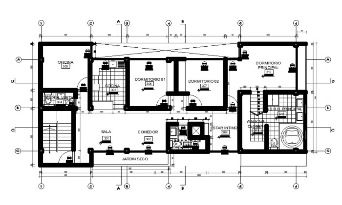 Desain rumah kos pada tanah 200 meter