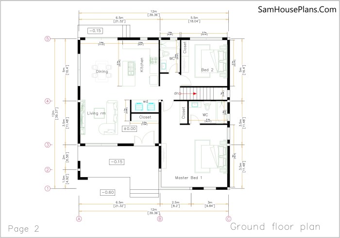 Desain rumah minimalis 12x12 meter