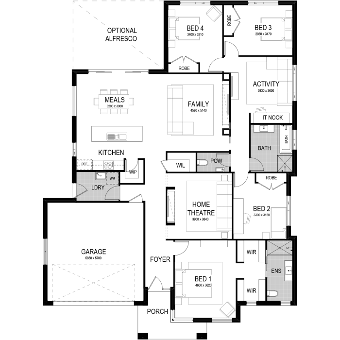 Desain rumah lebar muka 3 meter