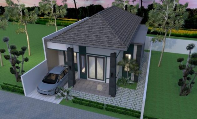 Desain rumah luas tanah 10x15