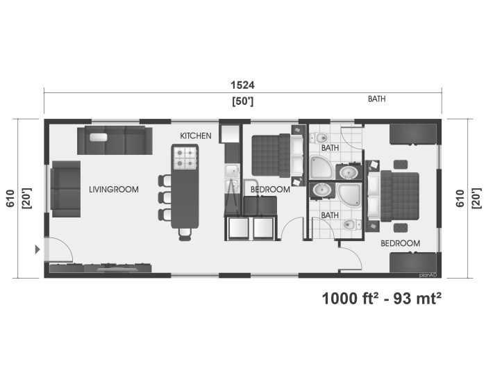 Desain rumah minimalis 1 lantai lahan sempit