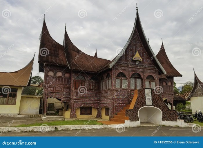 Desain rumah kuno minangkabau