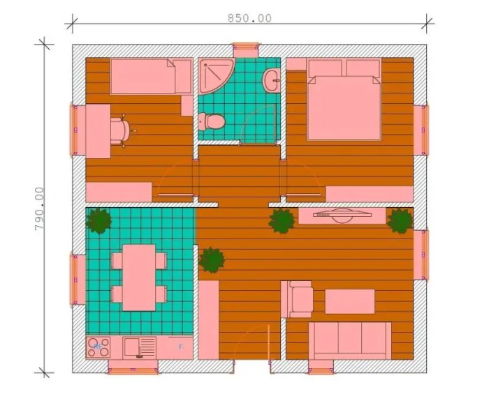 Desain rumah lantai 2 type 60