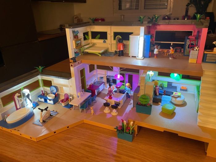 Playmobil villa wohnzimmer