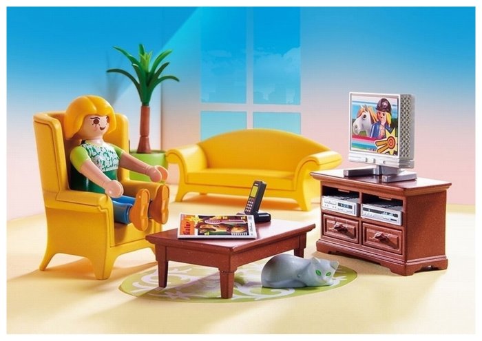 Playmobil villa wohnzimmer