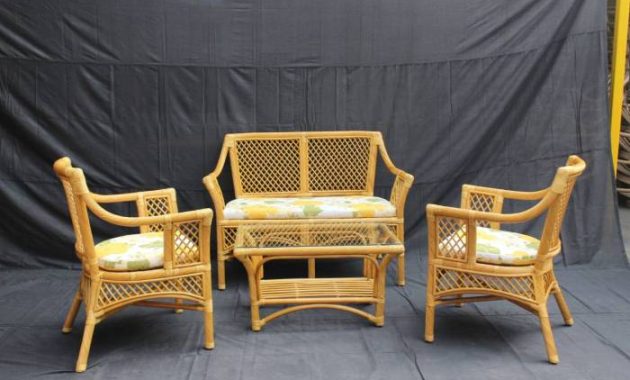 Rattan liege wohnzimmer