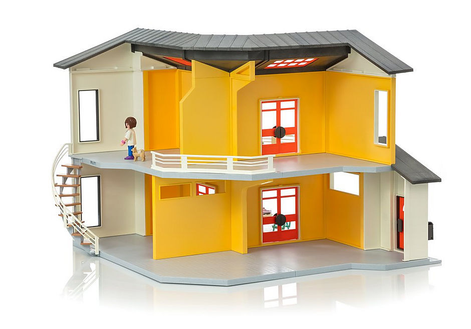 Playmobil modernes wohnhaus wohnzimmer