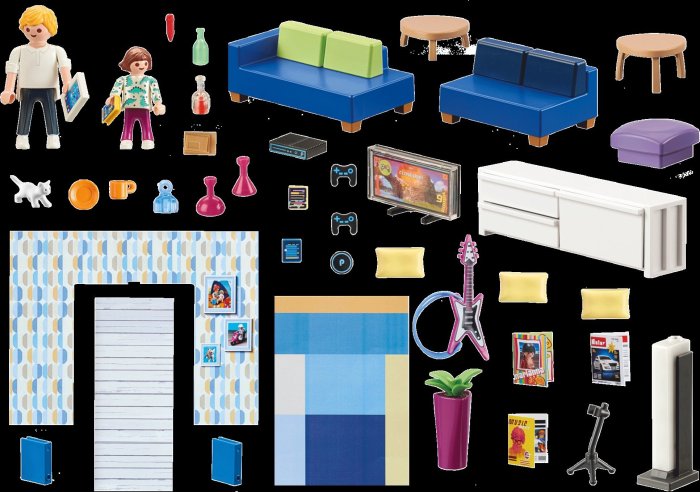 Playmobil city life 70989 wohnzimmer