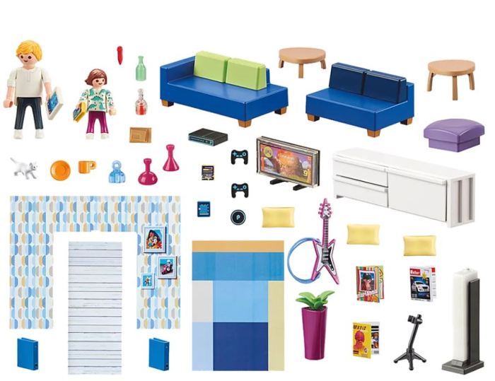 Playmobil wohnzimmer dollhouse