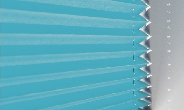 Pleated blinds efficient reducing